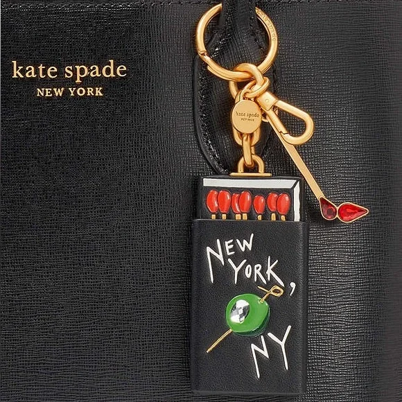 NWT-Kate Spade-Perfect Match Matchbook Key Fob/Bag Charm-$110 - Picture 10 of 10